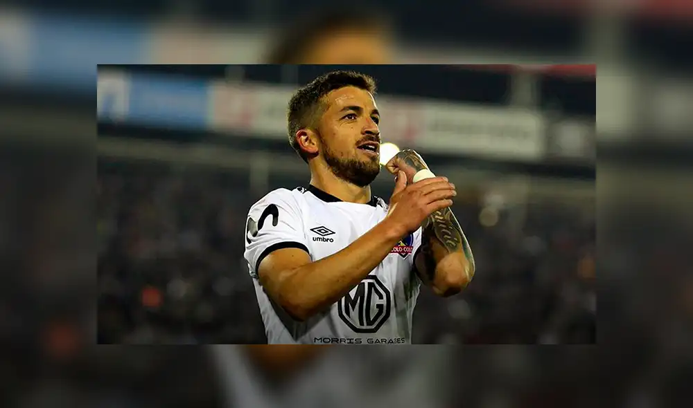 El jugador uruguayo, nacionalizado peruano, marcó tres goles en su último partido con Colo Colo.