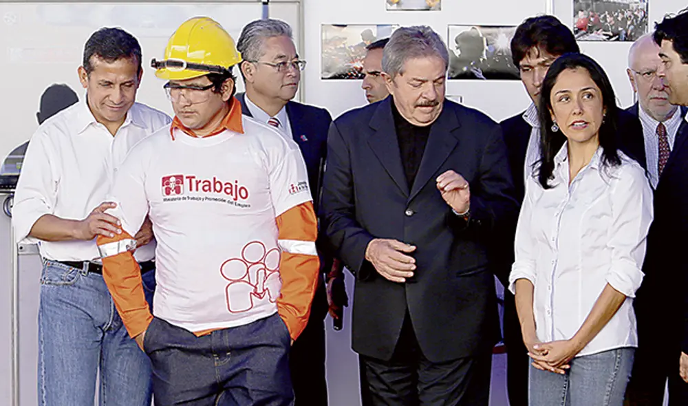 Presencia. Los brasileños preferían hablar con Nadine Heredia porque entendía mejor sus necesidades.