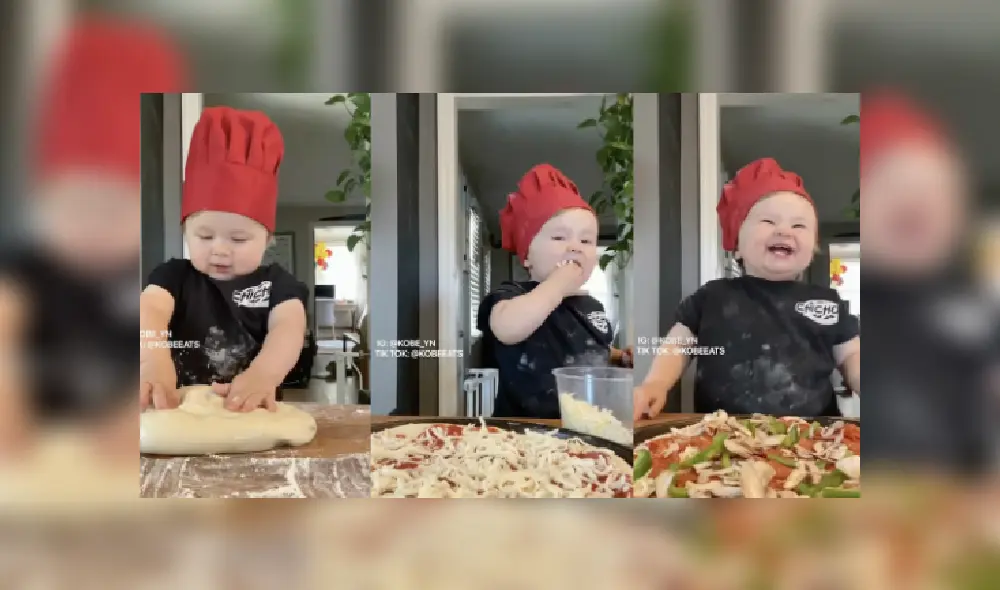 Desliza para ver más imágenes de este talentoso bebé que es viral en TikTok. Desliza para ver más imágenes de este talentoso bebé que es viral en TikTok.