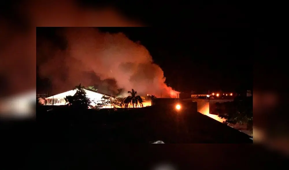 Usuarios en redes sociales divulgaron imágenes sobre el suceso. Foto: difusión Usuarios en redes sociales divulgaron imágenes sobre el suceso. Foto: difusión