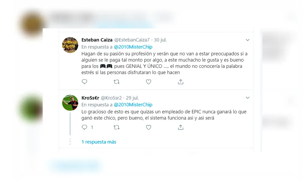 Mister Chip arremete contra los que criticaron los 3 millones de dólares que se ganó el campéon mundial de Fortnite.