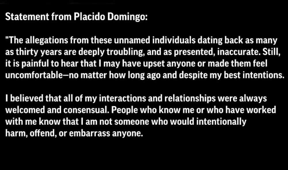 “Quería acostarse conmigo”, dice Patricia Wulf, la mezzosoprano que denunció a Plácido Domingo por acoso sexual