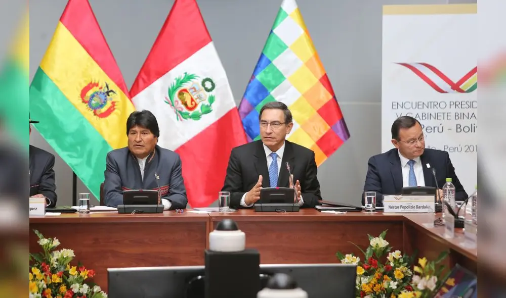 Gabinete Binacional Martin Vizcarra y Evo Morales