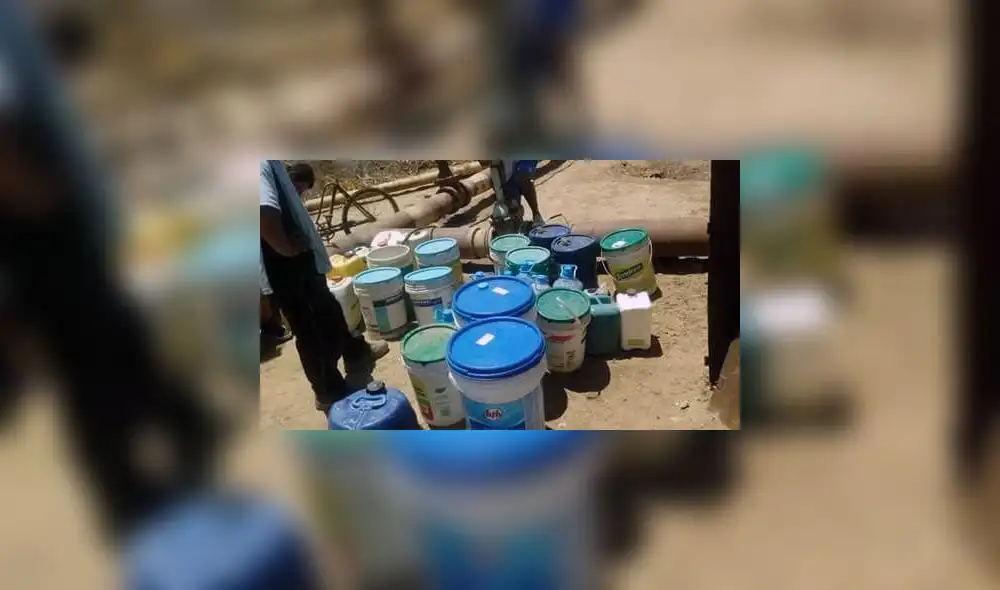 Talara: indignados bloquean Panamericana tras sobrevivir semanas sin agua potable  [FOTOS Y VIDEOS]