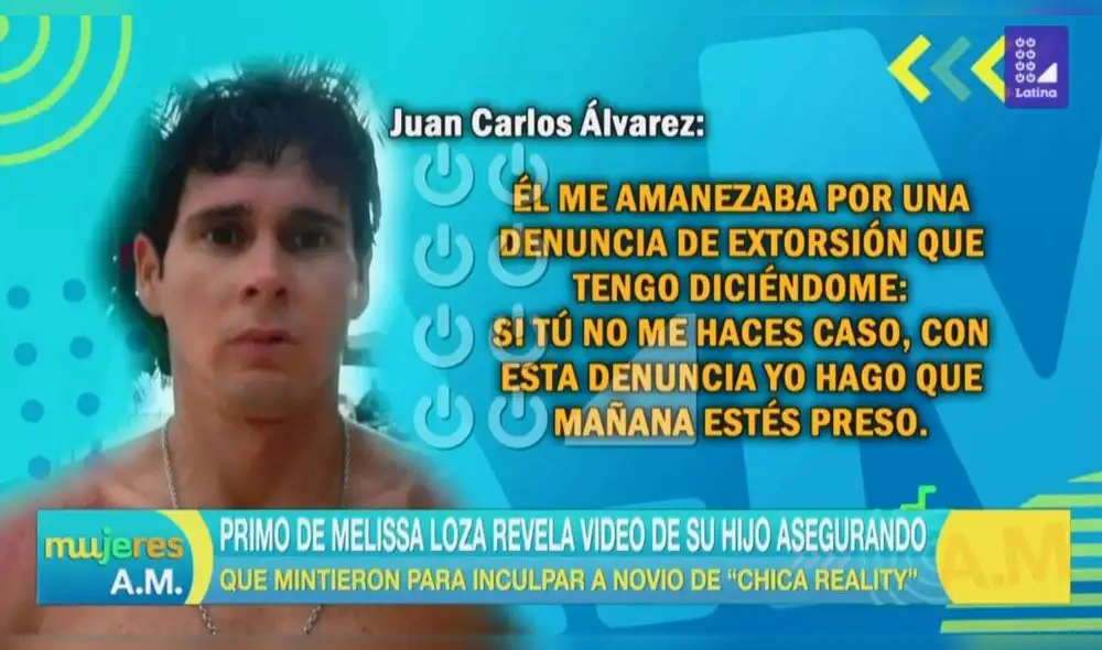 Familiar de Melissa Loza habla sobre su presunta relación con las drogas