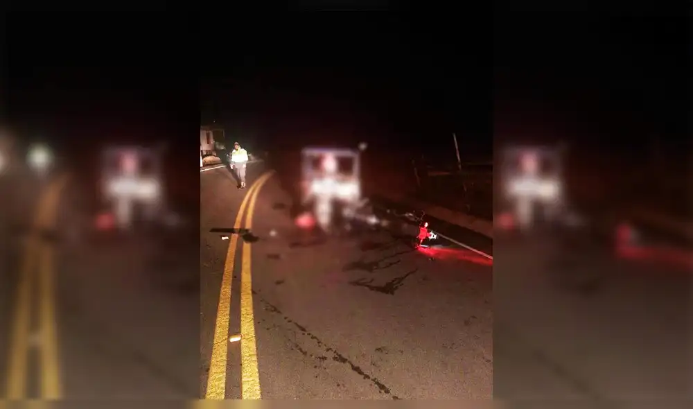 Ambas unidad quedaron con la carrocería dañada tras el impacto.