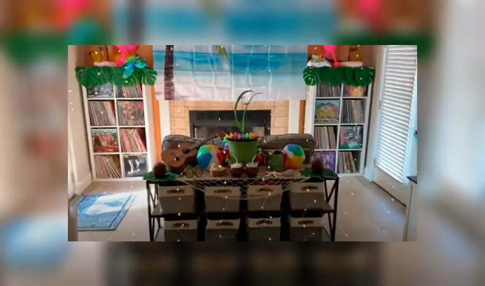 Desliza las imágenes para apreciar los escenarios que recreó un joven en su casa para sorprender a su novia.