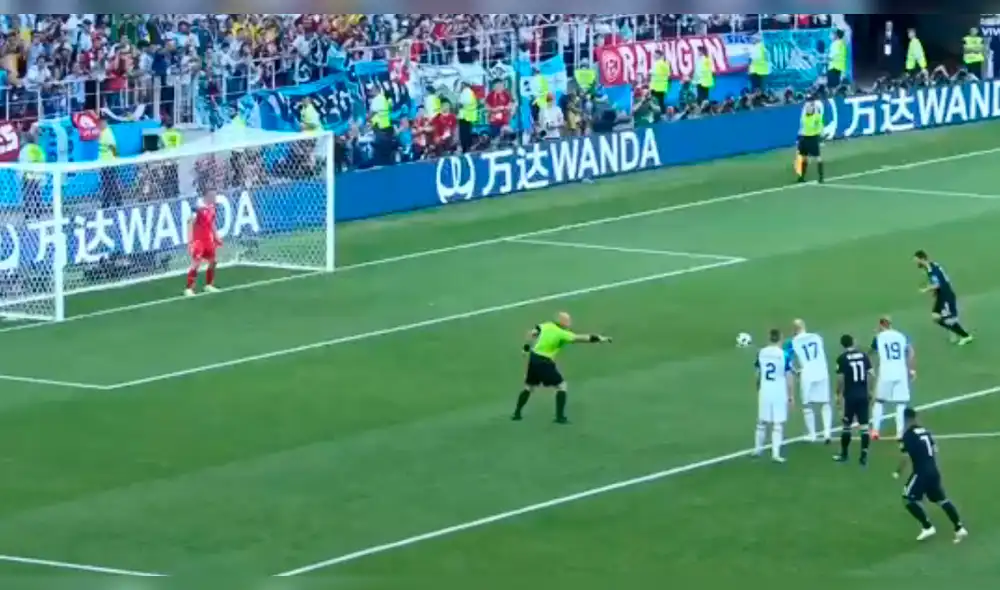 Argentina vs Islandia: Lionel Messi falló un penal clave [VIDEO]