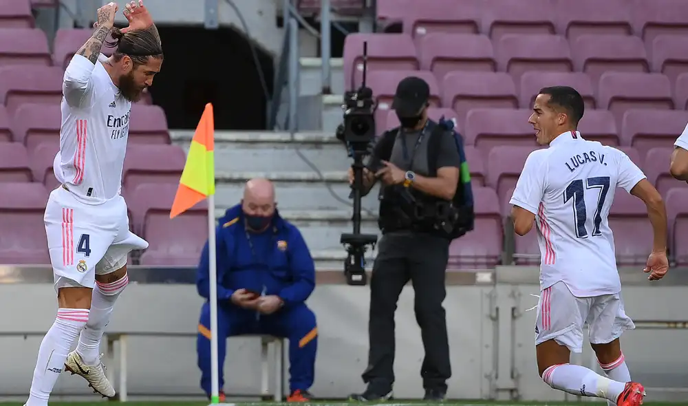Sergio Ramos anotó desde el punto penal. Foto: AFP Sergio Ramos anotó desde el punto penal. Foto: AFP