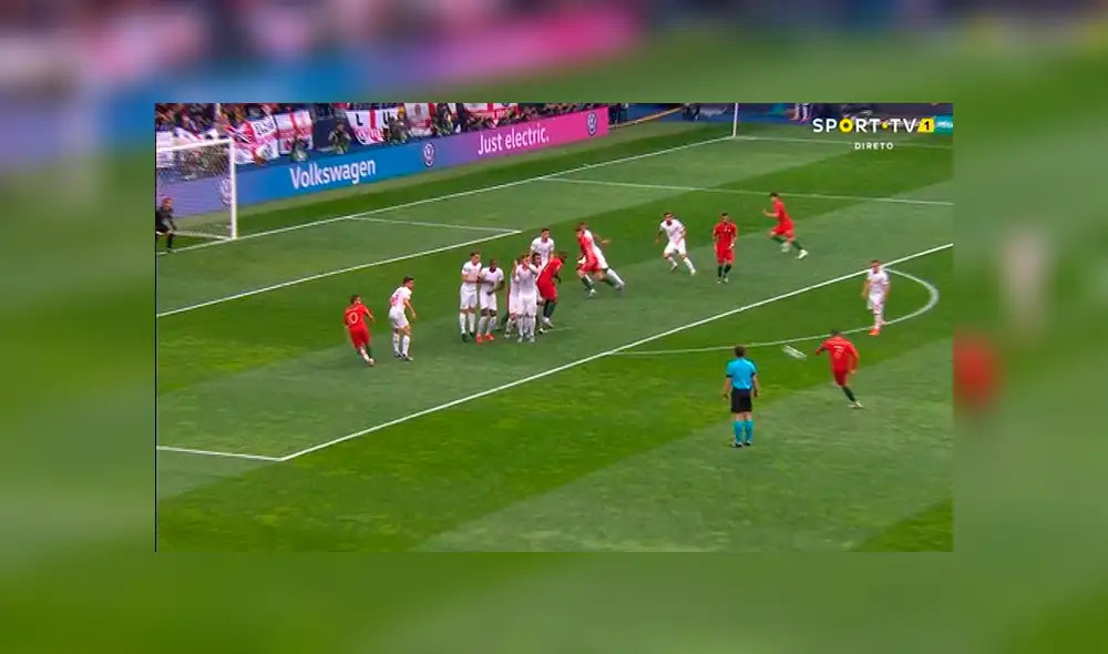 Portugal vs. Suiza: Cristiano Ronaldo sorprendió con golazo de tiro libre [VIDEO]