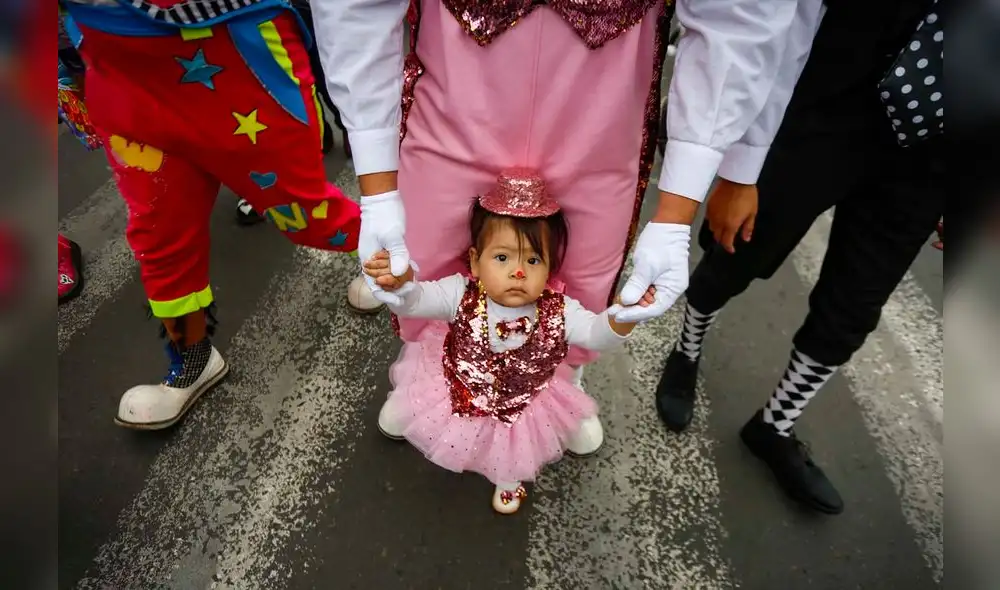 Así se celebró el Día del Payaso Peruano por calles de Lima [FOTOS]