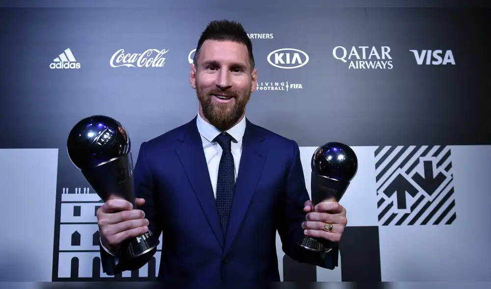 Lionel Messi se llevó el premio a mejor futbolista de la categoría masculina de la FIFA en el año 2019. Foto: FIFA.