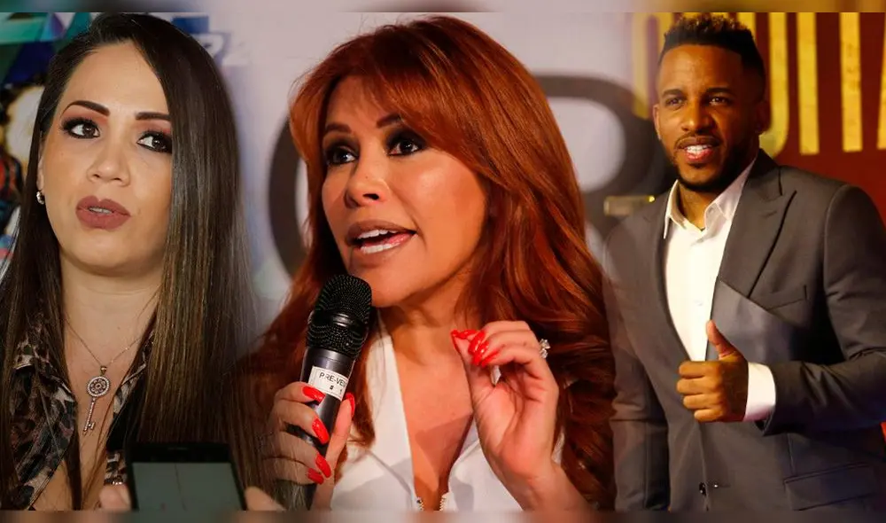Magaly Medina reveló supuesto viaje de Melissa Klug tras acuerdo con Jefferson Farfán. Foto: Composición