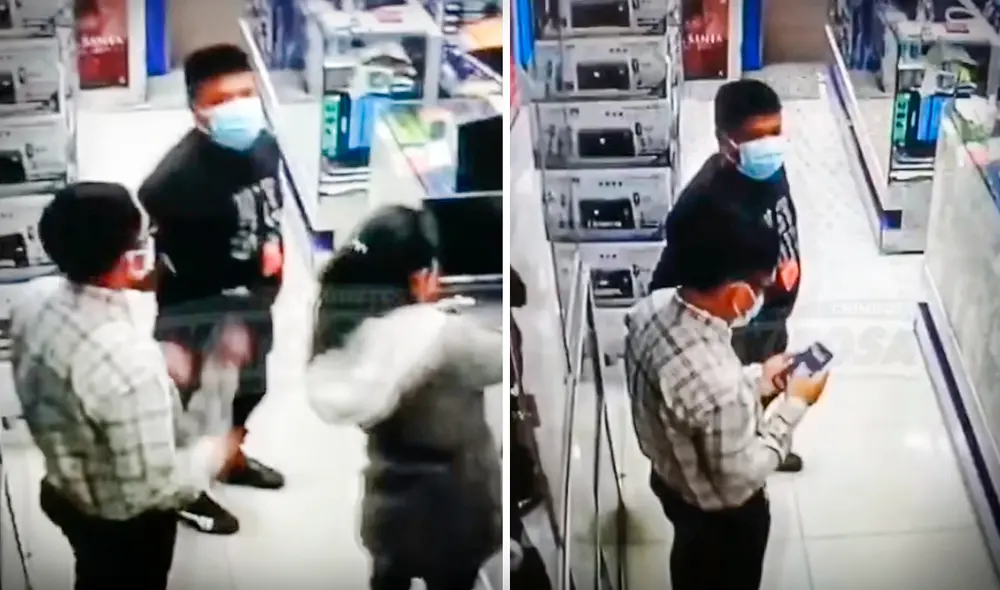 Los delincuentes usan mascarillas para cubrir parte de sus rostros. Foto: composición La República Los delincuentes usan mascarillas para cubrir parte de sus rostros. Foto: composición La República