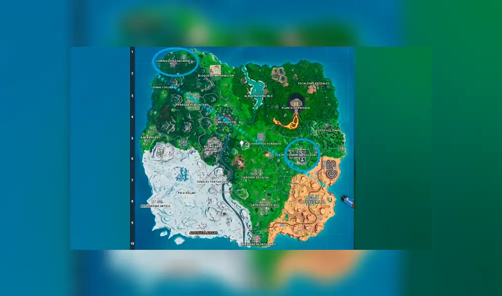 Completa el desafío de pintar grafitis en una fuente, una grúa del vertedero y una máquina expendedora de la temporada 10 semana 2 en Fortnite. Completa el desafío de pintar grafitis en una fuente, una grúa del vertedero y una máquina expendedora de la temporada 10 semana 2 en Fortnite.