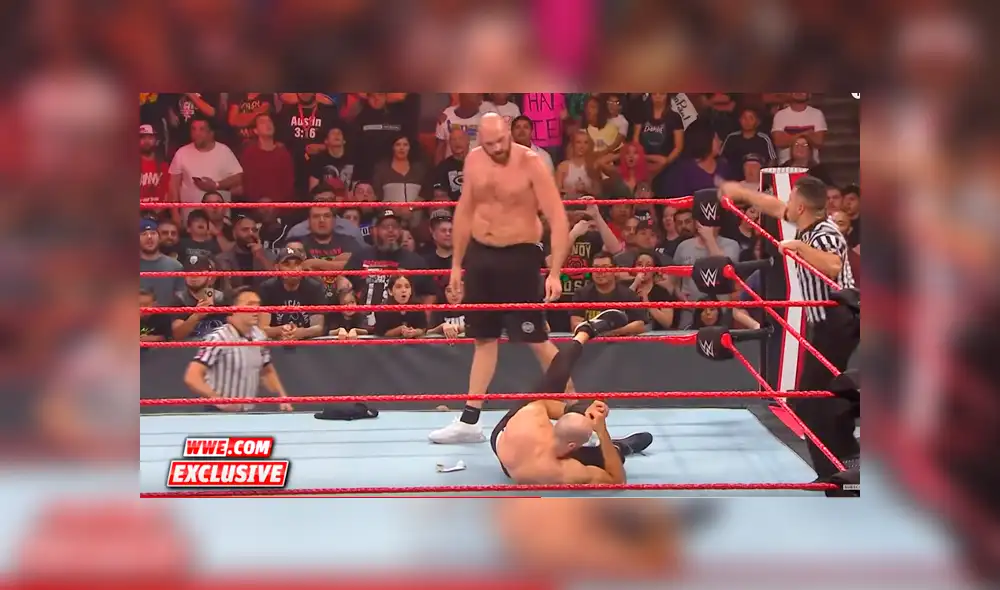 El pugilista británico tendrá más apariciones en este inicio del feudo que tiene con Braun Strowman. Créditos: WWE