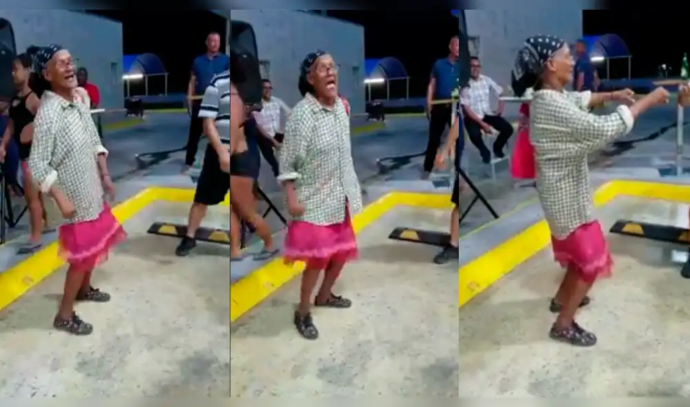 Facebook: anciana causa furor luego de alegrar una fiesta con hilarantes pasos [VIDEO]