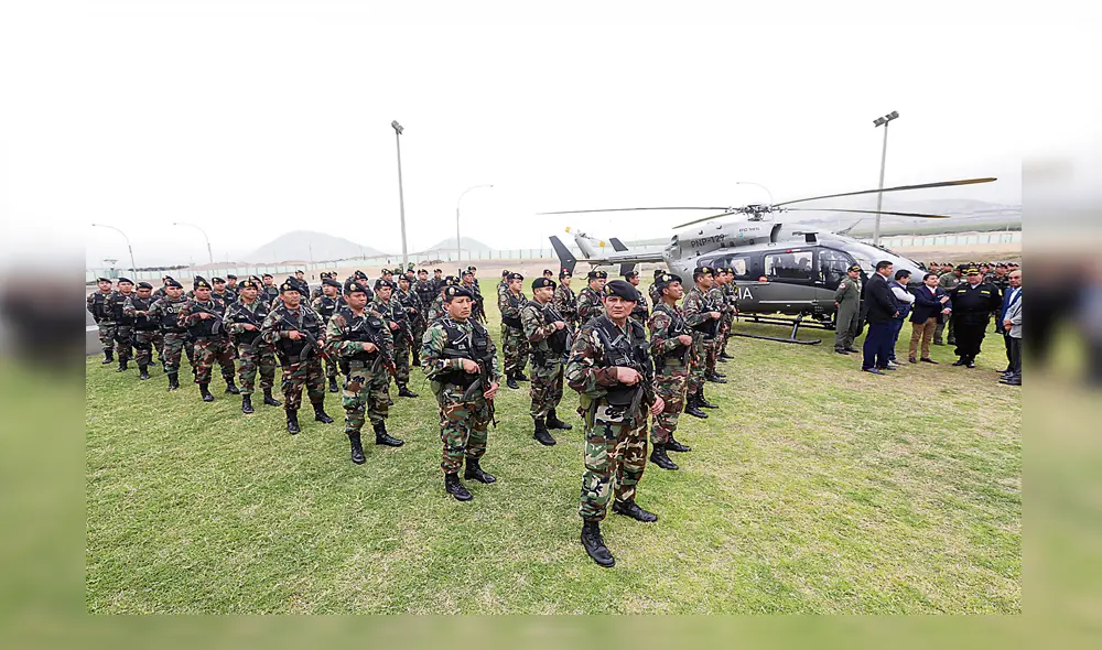 Apoyo policial. Efectivos y helicóptero patrullarán las zonas más peligrosas de la región para frenar la delincuencia.