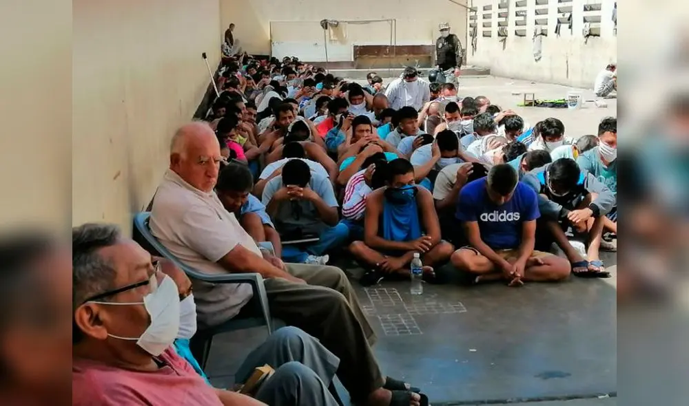 En el penal de Chiclayo existe alto riesgo de contagio. Los ancianos y enfermos no son aislados. En el penal de Chiclayo existe alto riesgo de contagio. Los ancianos y enfermos no son aislados.