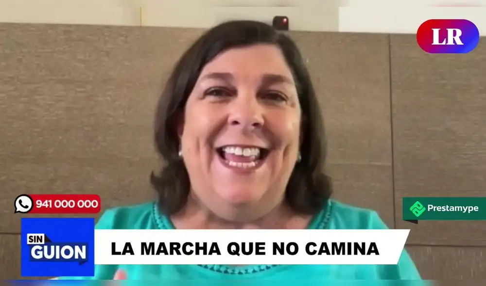 Rosa María Palacios en Sin Guion. Foto: LR+ Rosa María Palacios en Sin Guion. Foto: LR+