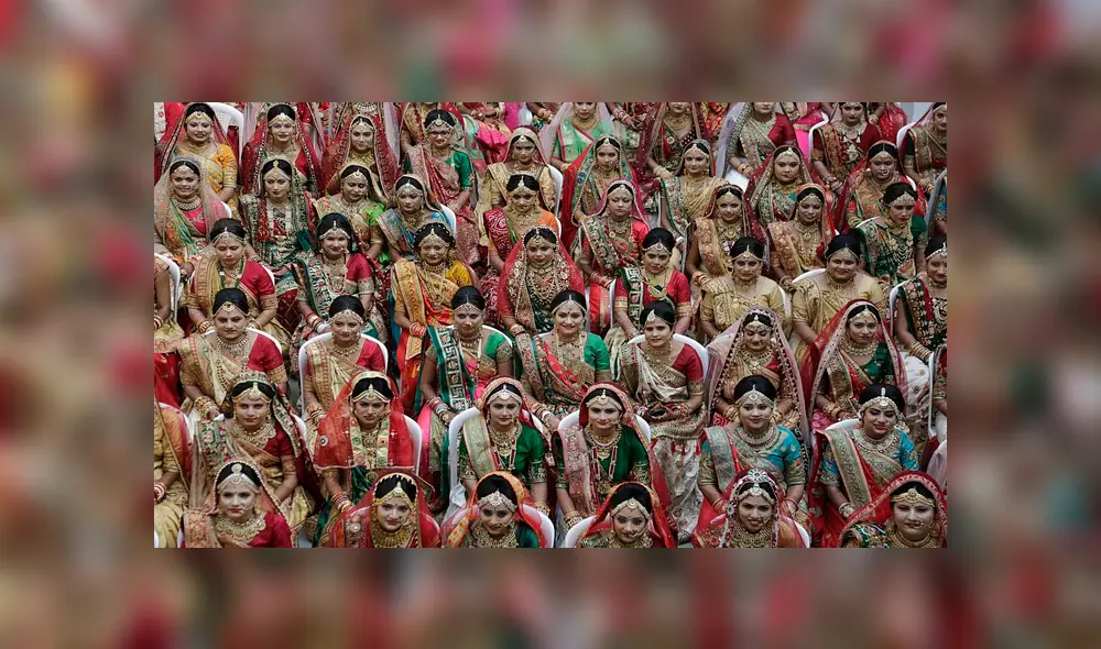 Millonario empresario financia matrimonio a cientos de mujeres huérfanas [FOTOS]