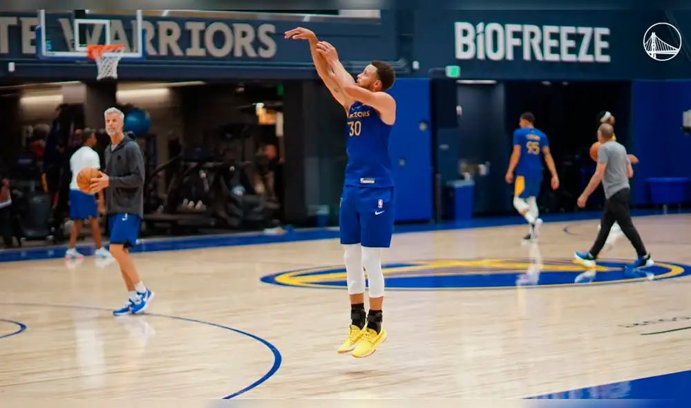 Warriors vs Timberwolves EN VIVO por la pretemporada de la NBA. Foto: Twitter Golden Warriors.
