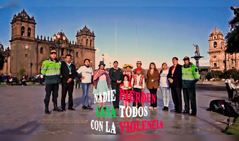 Cusco: Policía Nacional realiza cortometraje sobre la violencia familiar