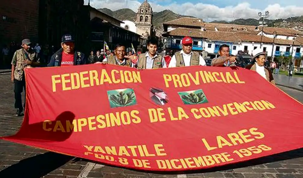 Obreros de la Convención convocan a protestas.  Foto: La República.