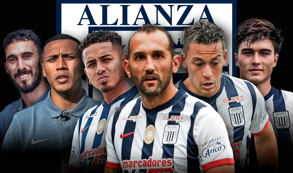 Los nuevos rostros en Alianza Lima. El objetivo es el tricampeonato y la Copa Libertadores. Foto: composición de Fabrizio Oviedo/La República