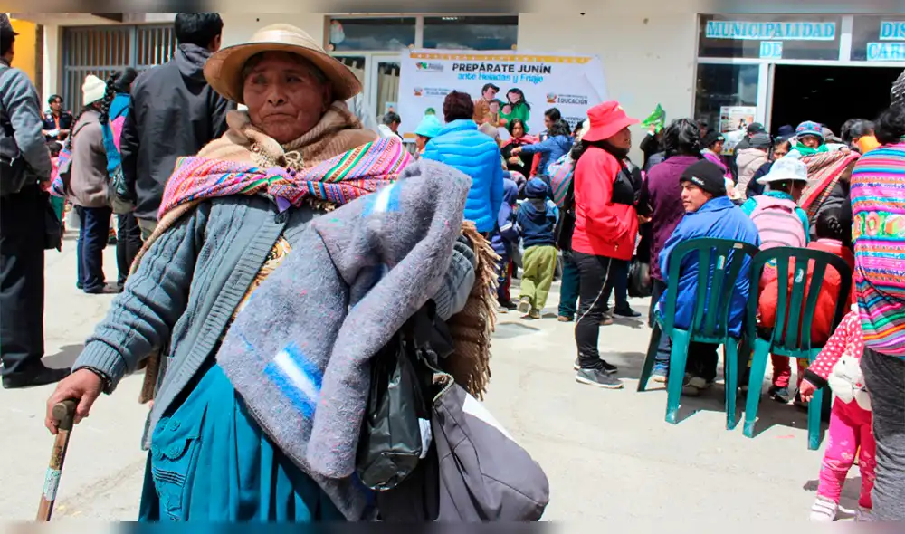 50 distritos beneficiados con campaña “Prepárate Junín ante heladas”