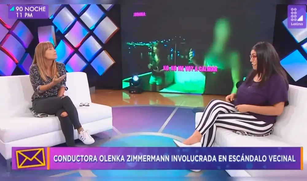 Olenka Zimmermann explica por qué insultó a menor de edad en San Bartolo