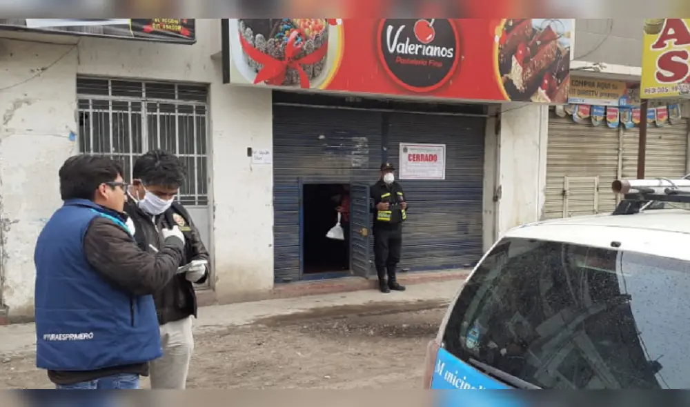 Sancionan con S/ 4 mil a pastelería que funcionaba durante estado de emergencia.