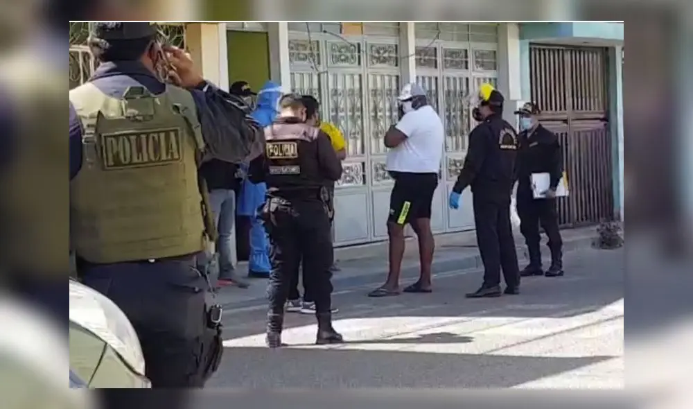 Tacna. Joven mujer murió en la calle, luego de caer del tercer piso. Foto La República.
