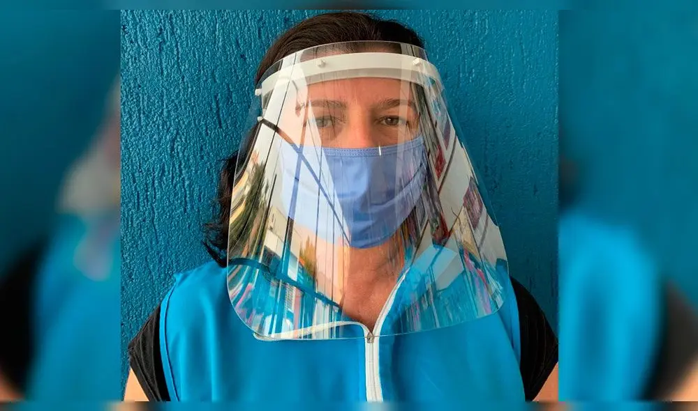 Las mascaras de acrílico son muy requeridas. Foto: Difusión.