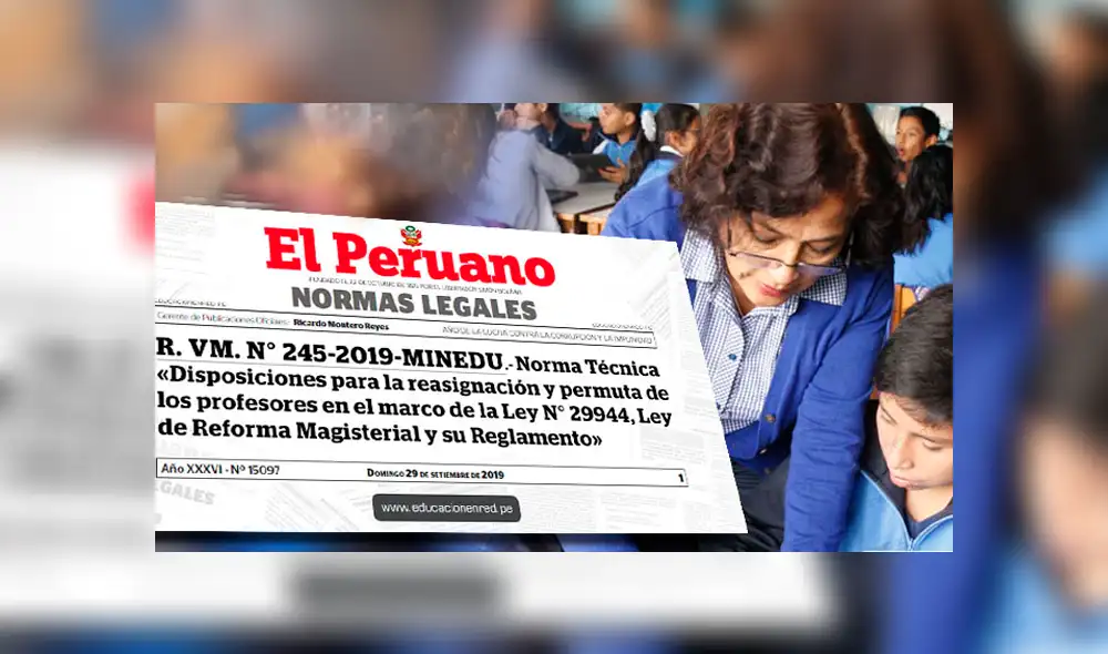 Minedu ofrece más de 45 mil plazas para reasignación docente. Foto: Educación en red Minedu ofrece más de 45 mil plazas para reasignación docente. Foto: Educación en red
