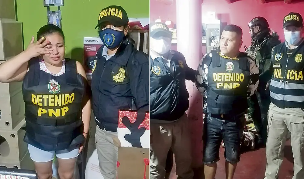Detenidos. Los "Crueles de la Palma" fueron capturados la madrugada de ayer en Ica. Foto: composición La República