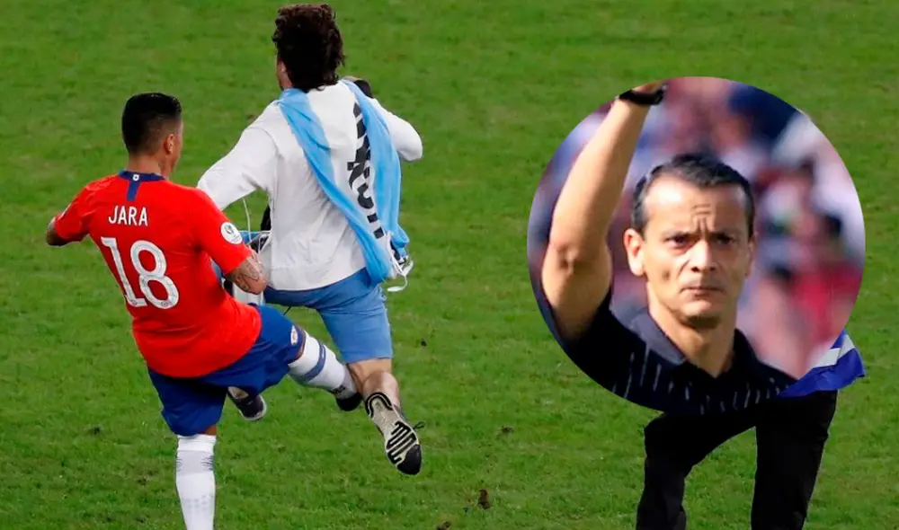 Javier Castrilli defiende a Gonzalo Jara.