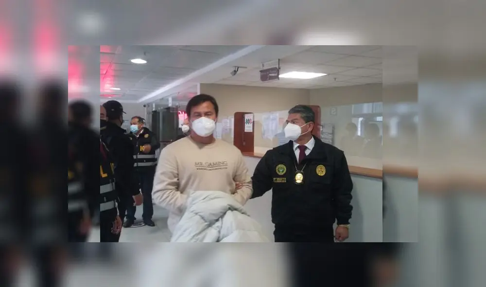 Paz Ravines fue puesto a disposición del Juzgado Penal Liquidador de la Corte Superior de Lima. / Créditos: Twitter de la Corte de Lima