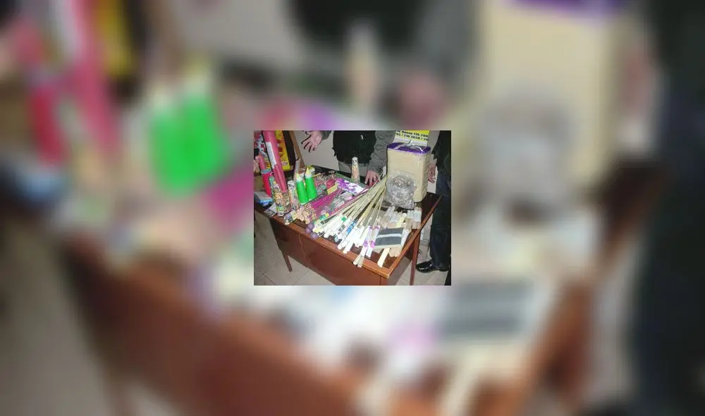 Arequipa: Incautan pirotécnicos ocultos en 12 cajas de panetones