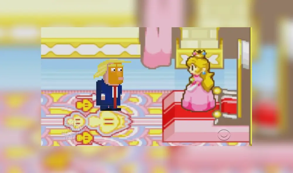 El cómico estadounidense Stephen Colbert presentó un video donde el mismo Mario Bros le envía un claro mensaje al presidente Donald Trump sobre los videojuegos. El cómico estadounidense Stephen Colbert presentó un video donde el mismo Mario Bros le envía un claro mensaje al presidente Donald Trump sobre los videojuegos.