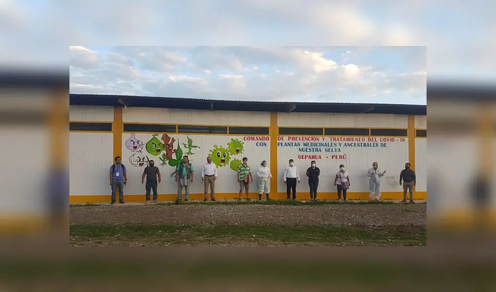 Comando COVID-19 del distrito de Sepahua. Foto: Carmen Cáceres. Comando COVID-19 del distrito de Sepahua. Foto: Carmen Cáceres.
