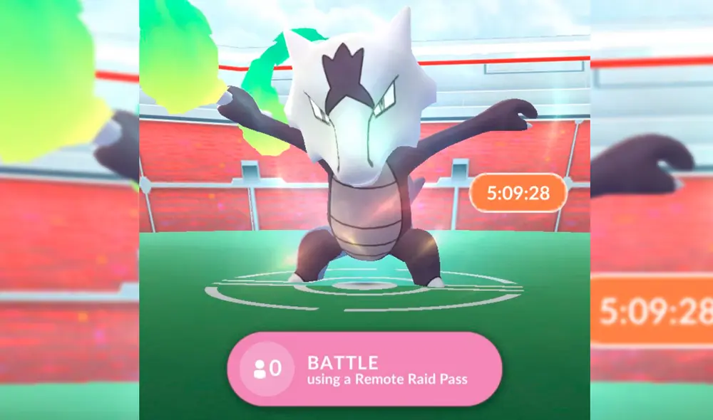 Marowak de Alola estará en las incursiones de Pokémon GO hasta las 5.00 p.m. hora loca. Foto: Twitter