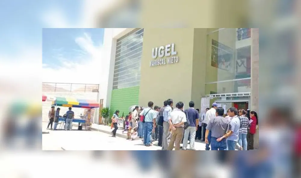 Problema en Moquegua se registra con profesores contratados.