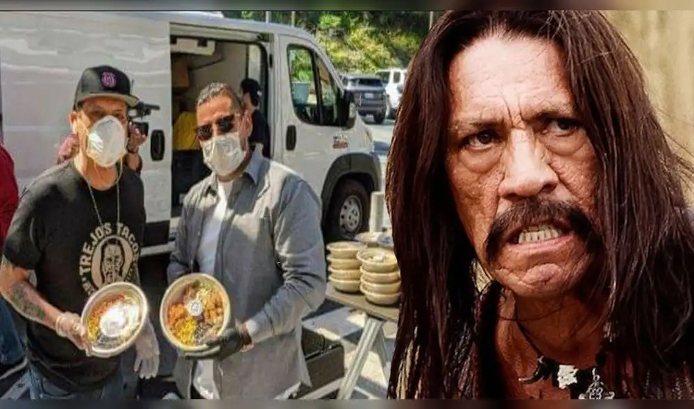 Danny Trejo dona comida a doctores en Estados Unidos - Fuente: Instagram