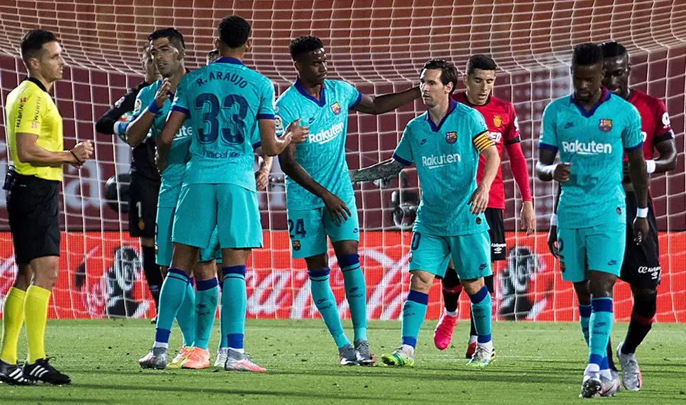 Barcelona aplastó a Mallorca y sigue en el primer puesto de LaLiga Santander. Foto: AFP Barcelona aplastó a Mallorca y sigue en el primer puesto de LaLiga Santander. Foto: AFP