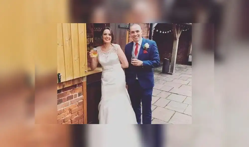 Phil y Vikki Kemp terminaron infectados por un virus en la comida que sirvieron el día de su boda. Foto: Difusión Phil y Vikki Kemp terminaron infectados por un virus en la comida que sirvieron el día de su boda. Foto: Difusión