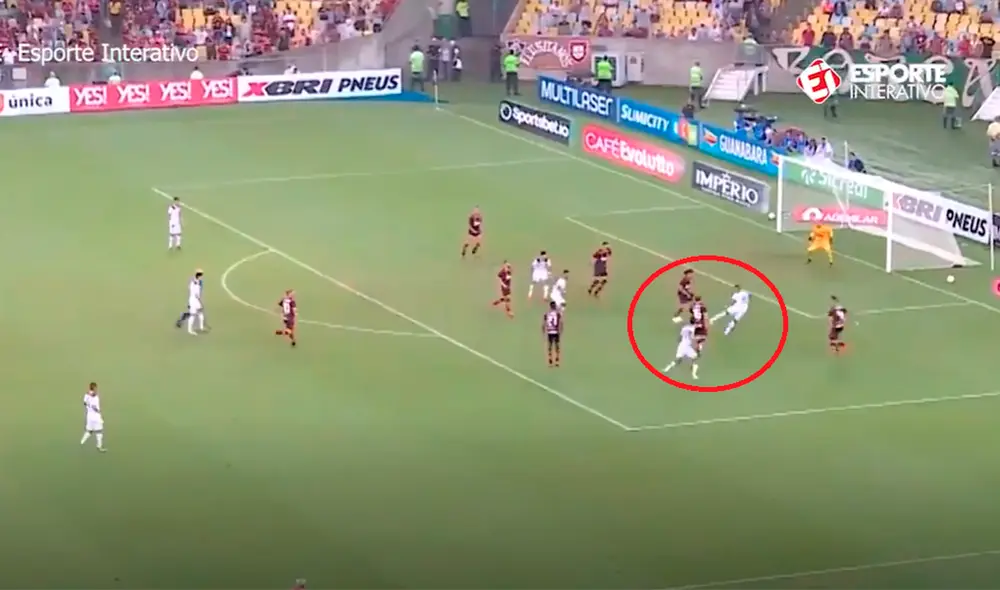 Fernando Pacheco ingresó a los 57', cuando Fluminense perdía 3-0, e influyó notablemente en el crecimiento de su equipo. Foto: Esporte Interativo.