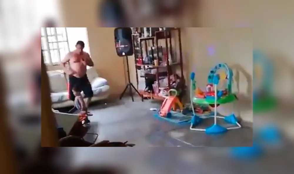 Facebook viral: padre estuvo al cuidado de su nieto y su hija los descubrió en una curiosa escena [VIDEO] 