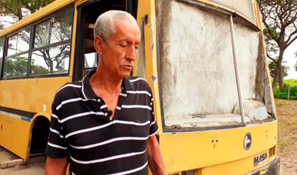 Sixto Rodríguez tiene 62 años y espera poder tener una vivienda digna. Foto: AFP