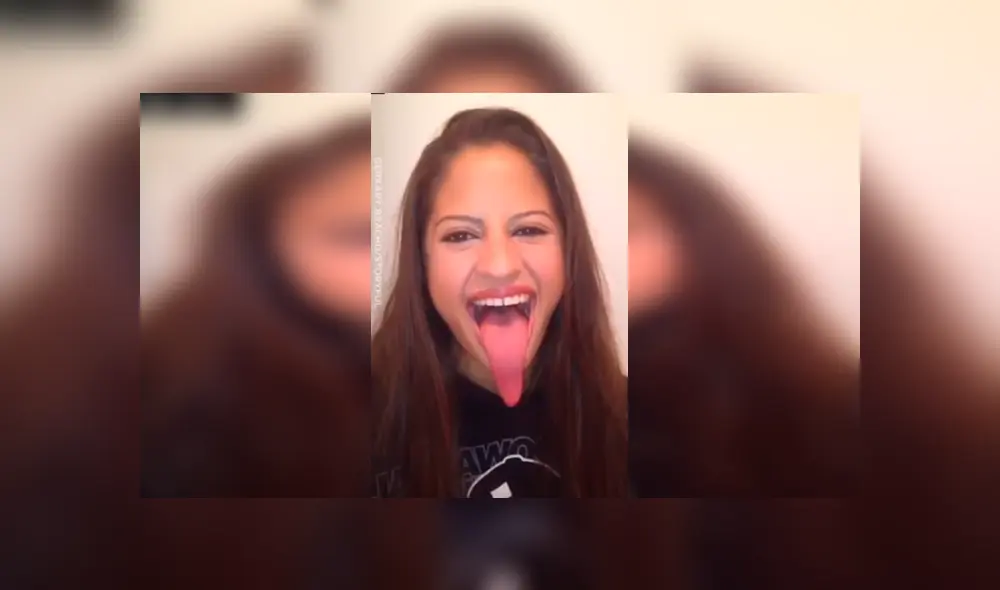 Facebook viral: Chica muestra lo larga que es su lengua y sorprende con insólito truco Facebook viral: Chica muestra lo larga que es su lengua y sorprende con insólito truco